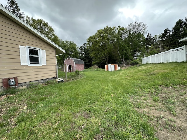 2330 Kint Ct, Jackson, MI 49202 - view of yard featuring a storage shed and an outdoor structure