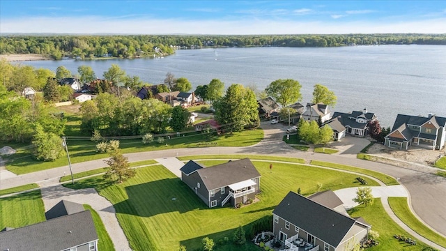 3582 Pratt Dr, Lapeer, MI 48446 - aerial perspective of suburban area with a large body of water