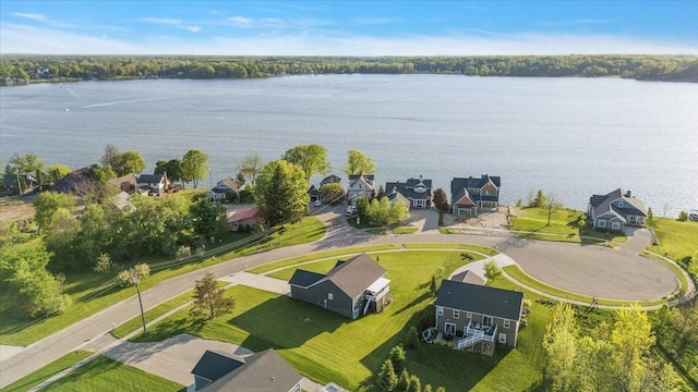 3582 Pratt Dr, Lapeer, MI 48446 - aerial perspective of suburban area with a nearby body of water