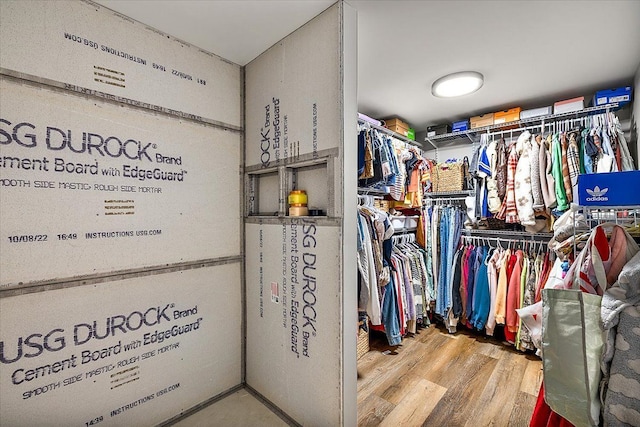 3582 Pratt Dr, Lapeer, MI 48446 - walk in closet featuring wood finished floors