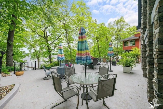 2307 Tecumseh Dr, Brooklyn, MI 49230 - view of patio / terrace with outdoor dining area