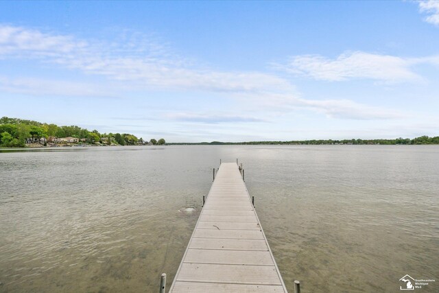 2307 Tecumseh Dr, Brooklyn, MI 49230 - dock featuring a water view