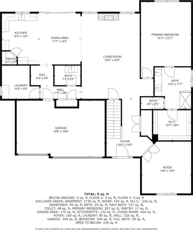 45070 Twin River Dr, Macomb, MI 48044 - property floor plan