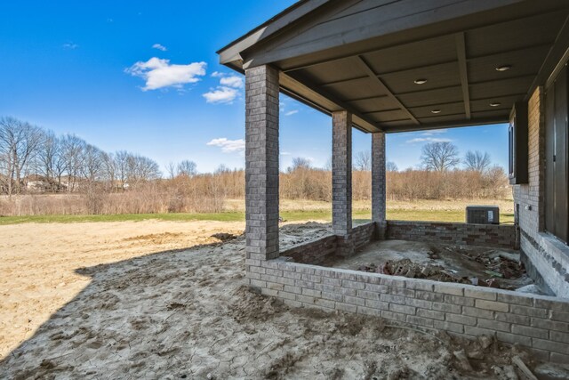 45070 Twin River Dr, Macomb, MI 48044 - view of patio featuring central air condition unit