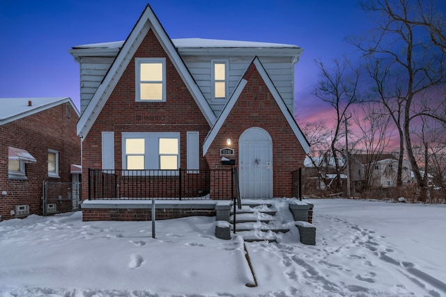 15748 Freeland St, Detroit, MI 48227 - tudor home featuring brick siding