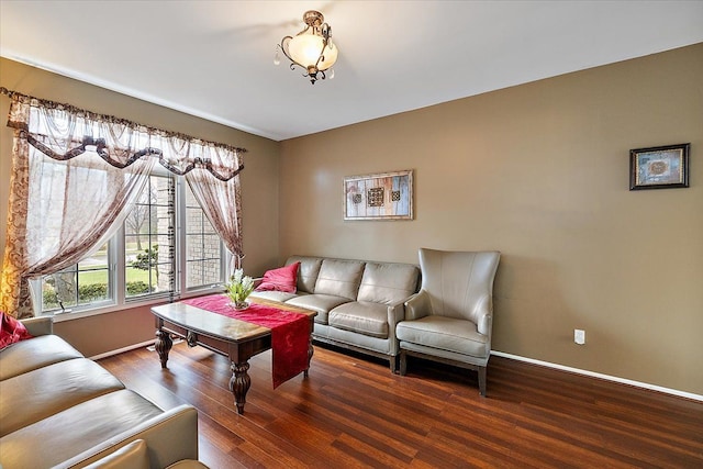 58 Ingram Dr, Troy, MI 48098 - living room featuring wood finished floors and baseboards