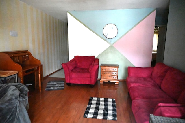 17620 Rudgate St, Southgate, MI 48195 - living area with wood finished floors