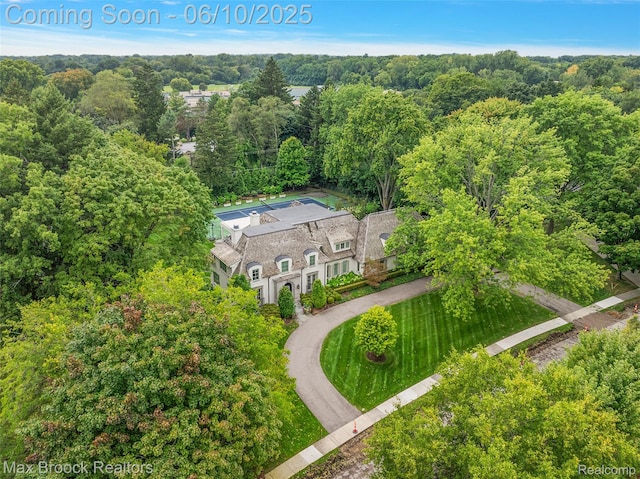 1475 Tottenham Rd, Bloomfield Hills, MI 48301 - bird's eye view of a forest