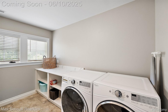1475 Tottenham Rd, Bloomfield Hills, MI 48301 - laundry area with washing machine and clothes dryer and baseboards