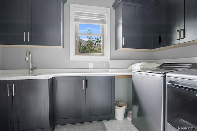 6655 Mountain Dr, Troy, MI 48098 - laundry room featuring cabinet space and independent washer and dryer