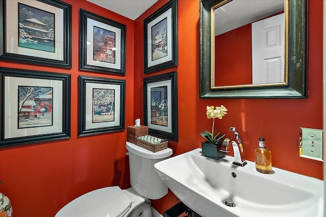 1301 Fairway Dr, Birmingham, MI 48009 - bathroom with toilet and a sink