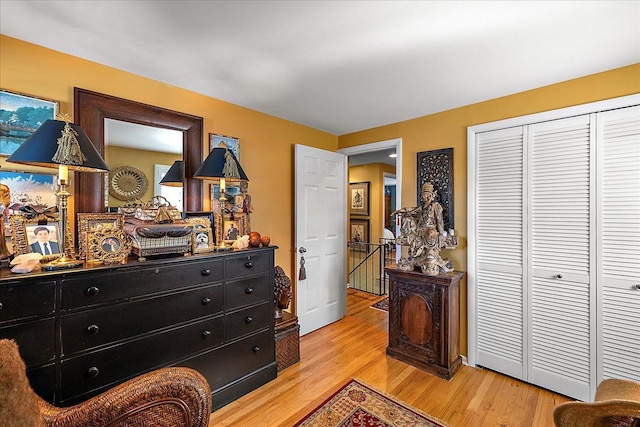 1301 Fairway Dr, Birmingham, MI 48009 - bedroom with a closet and light wood finished floors