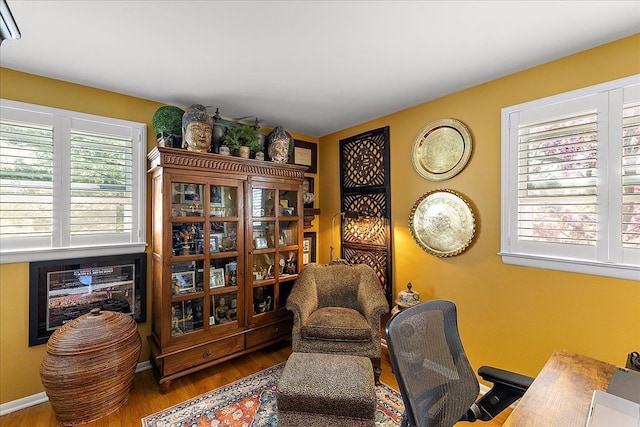 1301 Fairway Dr, Birmingham, MI 48009 - living area with wood finished floors
