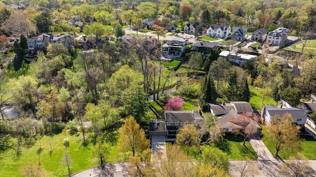 1301 Fairway Dr, Birmingham, MI 48009 - aerial view of residential area with a forest