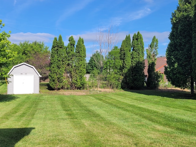 view of green lawn