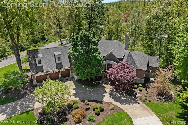 4563 Haverhill, Commerce Twp, MI 48382 - view of subject property featuring a forest