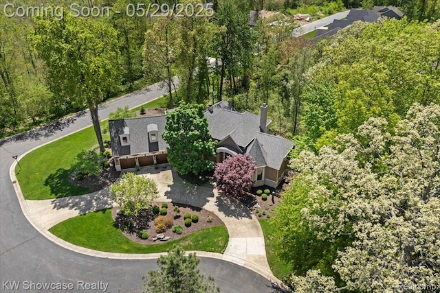 4563 Haverhill, Commerce Twp, MI 48382 - aerial view of property and surrounding area