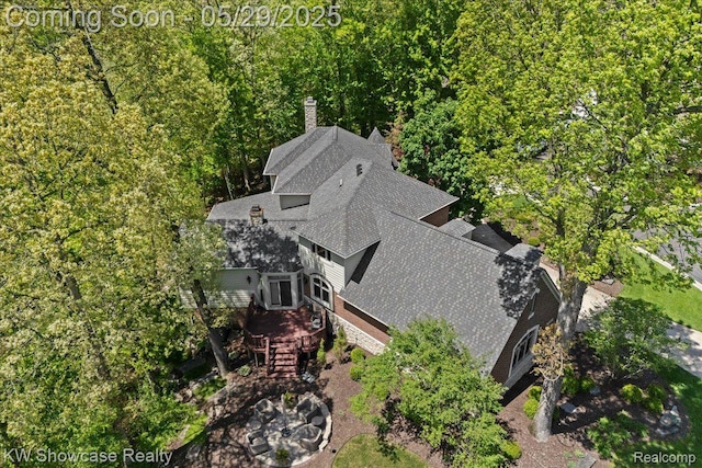 4563 Haverhill, Commerce Twp, MI 48382 - aerial view of property's location