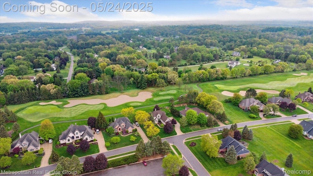 921 Gleneagles, Highland, MI 48357 - bird's eye view of a golf course