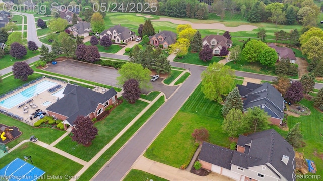 921 Gleneagles, Highland, MI 48357 - drone / aerial view of a local golf course