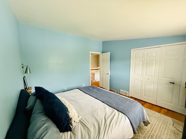 992 Key W Dr, Clawson, MI 48017 - bedroom with a closet and wood finished floors