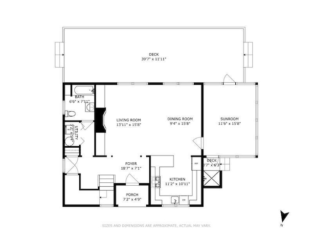 9366 E Locke Rd, Union Pier, MI 49129 - property floor plan