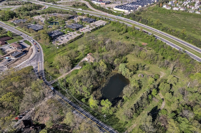 1930 Hogback Rd, Ann Arbor, MI 48105 - aerial overview of property's location featuring a large body of water