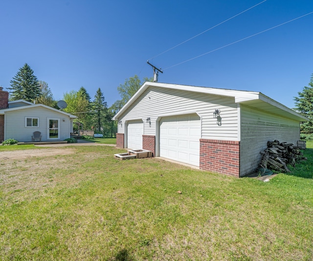 11589 Owosso Rd, Fowlerville, MI 48836 - view of detached garage