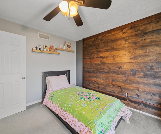 11589 Owosso Rd, Fowlerville, MI 48836 - carpeted bedroom featuring baseboards and ceiling fan
