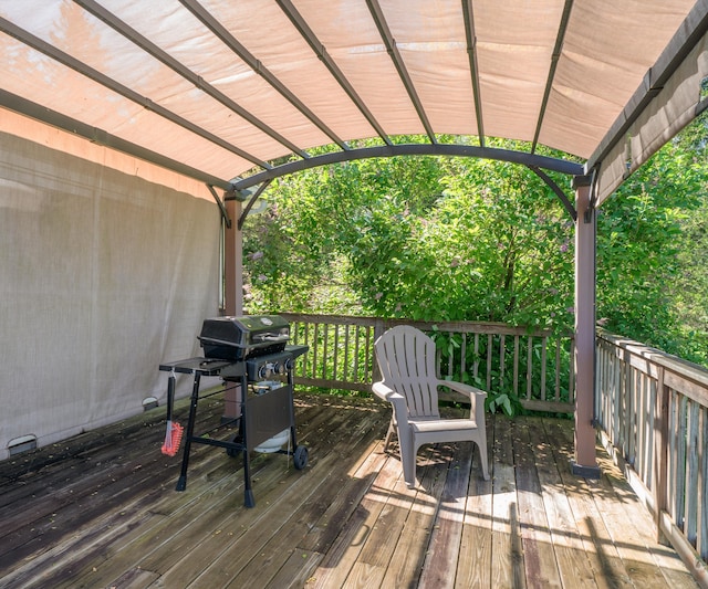 11589 Owosso Rd, Fowlerville, MI 48836 - deck with grilling area