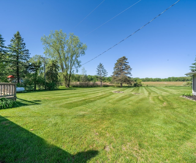 11589 Owosso Rd, Fowlerville, MI 48836 - view of grassy yard