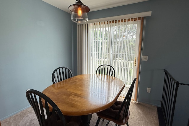 1478 Harbor Dr, Walled Lake, MI 48390 - dining space with carpet and baseboards