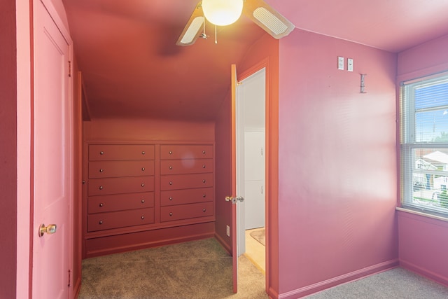2270 23rd St, Wyandotte, MI 48192 - additional living space featuring carpet and a ceiling fan