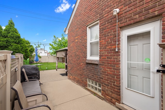 2270 23rd St, Wyandotte, MI 48192 - view of patio with fence and area for grilling