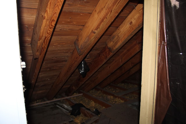 1093 Ford Blvd, Lincoln Park, MI 48146 - view of unfinished attic