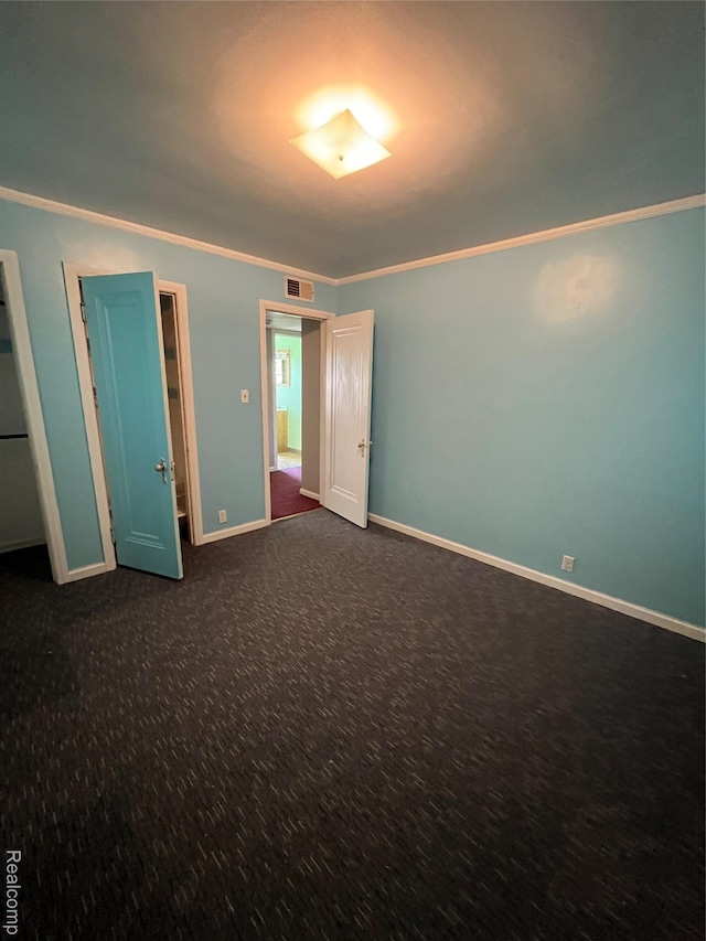 20711 Gaukler St, Saint Clair Shores, MI 48080 - unfurnished bedroom featuring baseboards and dark colored carpet