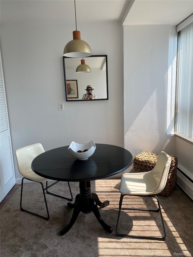 8900 E Jefferson Ave Unit 926, Detroit, MI 48214 - view of carpeted dining space
