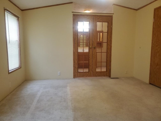 5232 E Broadway, Mount Pleasant, MI 48858 - carpeted spare room with healthy amount of natural light and crown molding