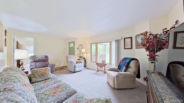 4200 Chapman Rd, Stockbridge, MI 49285 - living room with carpet flooring and baseboards