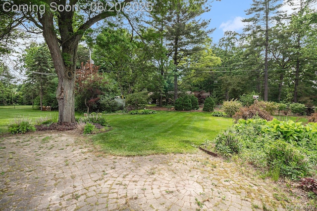 8276 Appleway Dr, Grand Blanc, MI 48439 - view of green lawn featuring a patio