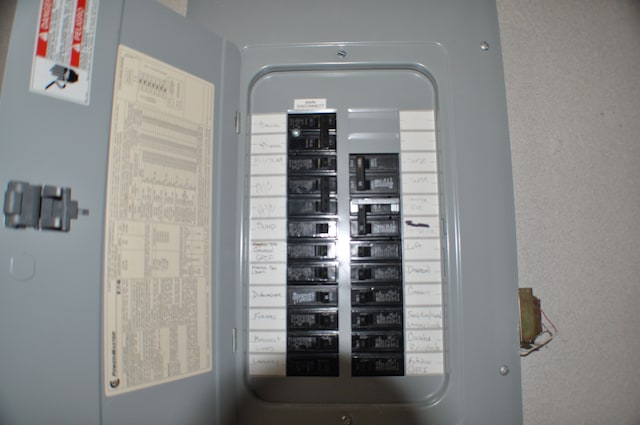4439 Hunters Cir W, Canton, MI 48188 - utility room featuring electric panel