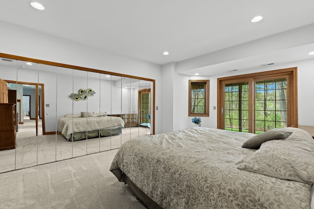 9997 Applegate Ln, Brighton, MI 48114 - carpeted bedroom featuring recessed lighting