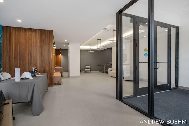 159 S River Ave Unit 503, Holland, MI 49423 - lobby with recessed lighting