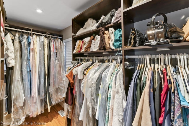 26155 Timber Trl, Dearborn Heights, MI 48127 - walk in closet with wood finished floors
