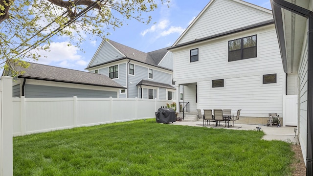 back of house featuring a patio