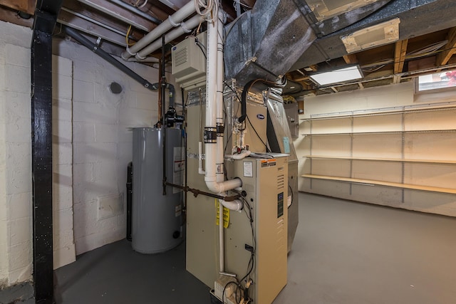 2441 Nottingham Rd, Ann Arbor, MI 48104 - utilities with water heater and heating unit