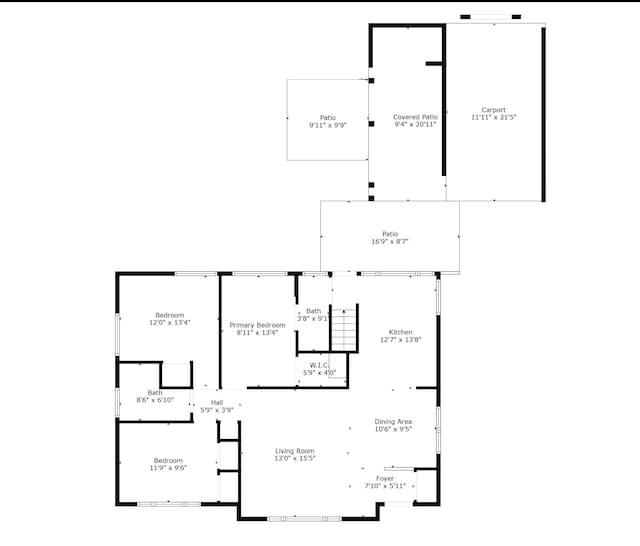 2441 Nottingham Rd, Ann Arbor, MI 48104 - floor plan / room layout