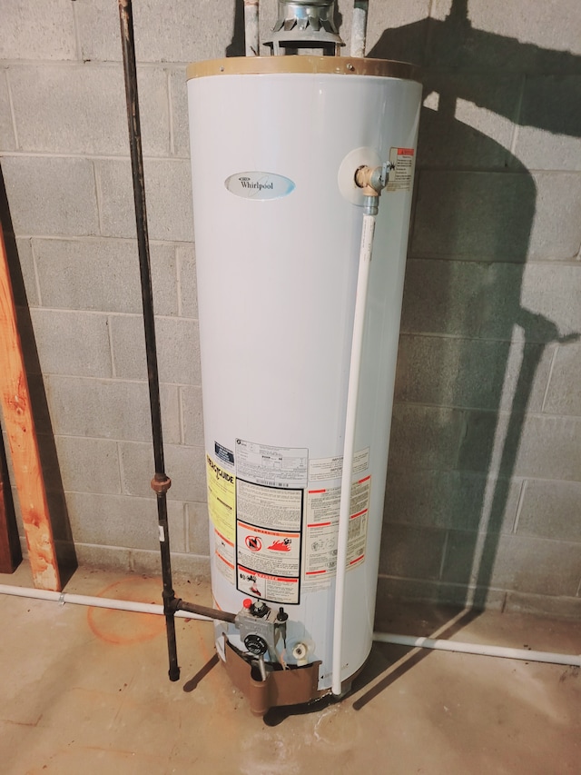 1082 Morris Rd, Lapeer, MI 48446 - utility room featuring water heater