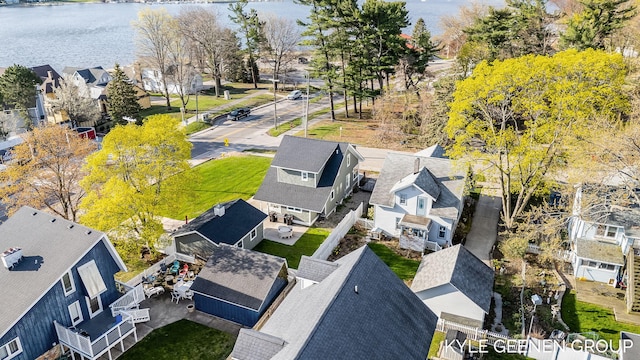 2245 Auburn Ave, Holland, MI 49424 - aerial perspective of suburban area featuring a large body of water