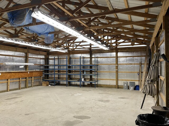 8711 M-37, Irons, MI 49644 - view of garage